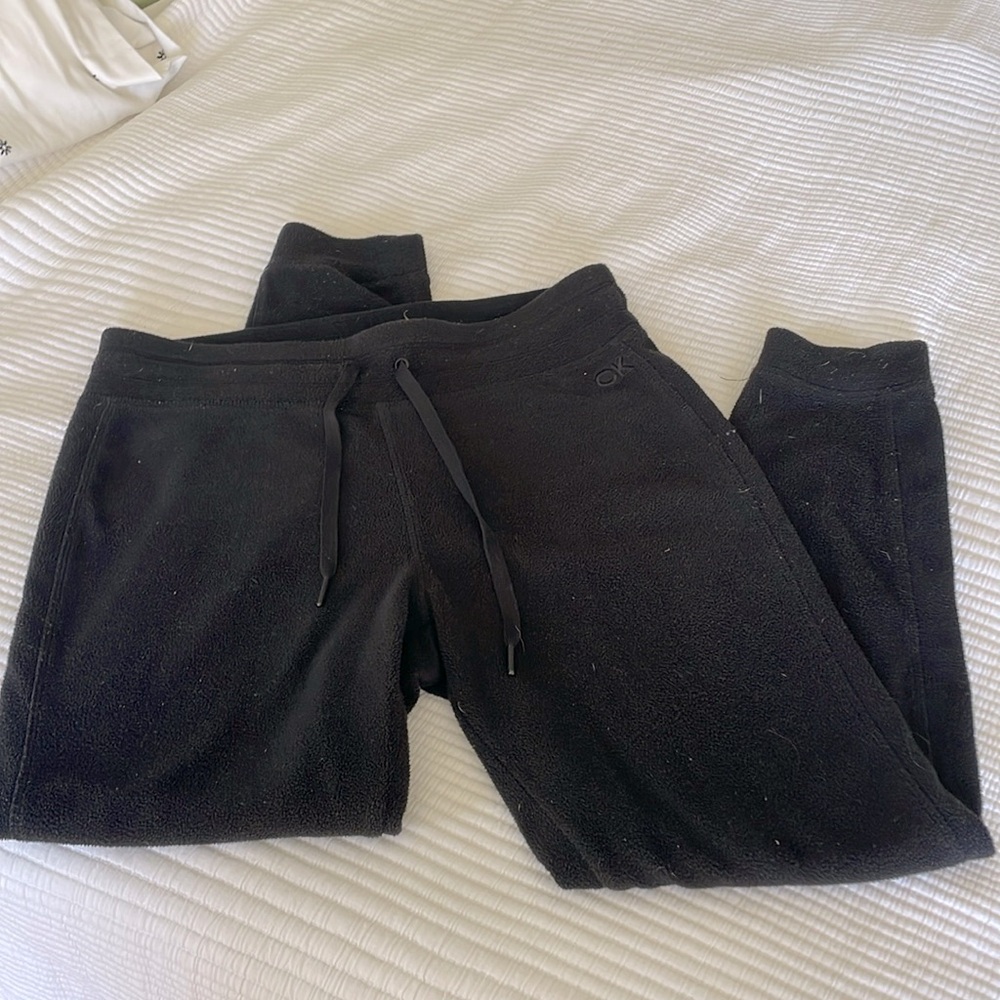 Womens fleece joggers size medium
